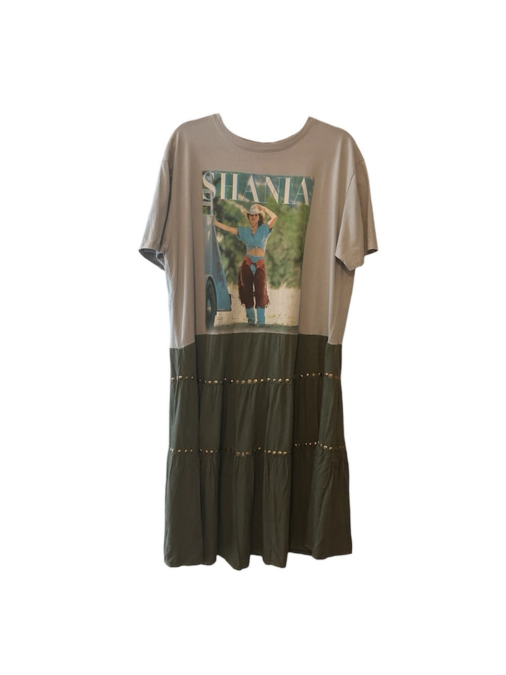 Shania Twain Upcycled midi dress OSFM